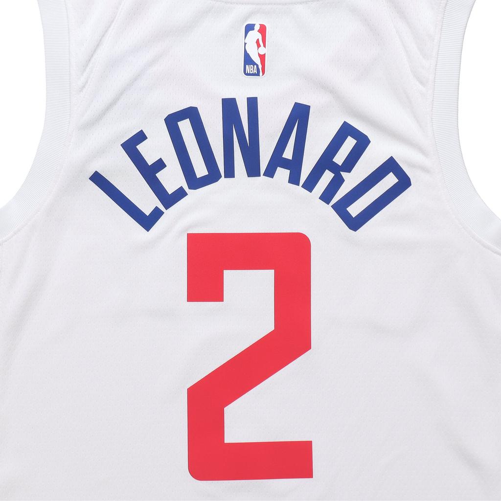 Nike NBA Quick-Dry Swingman Jersey 2020 - Clippers Leonard #2 Men Tops White CW3594-100