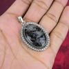 Black Rutile Pendant, 925 Solid Sterling Silver Gemstone Jewelry, Handmade Pendant, For Thanksgiving