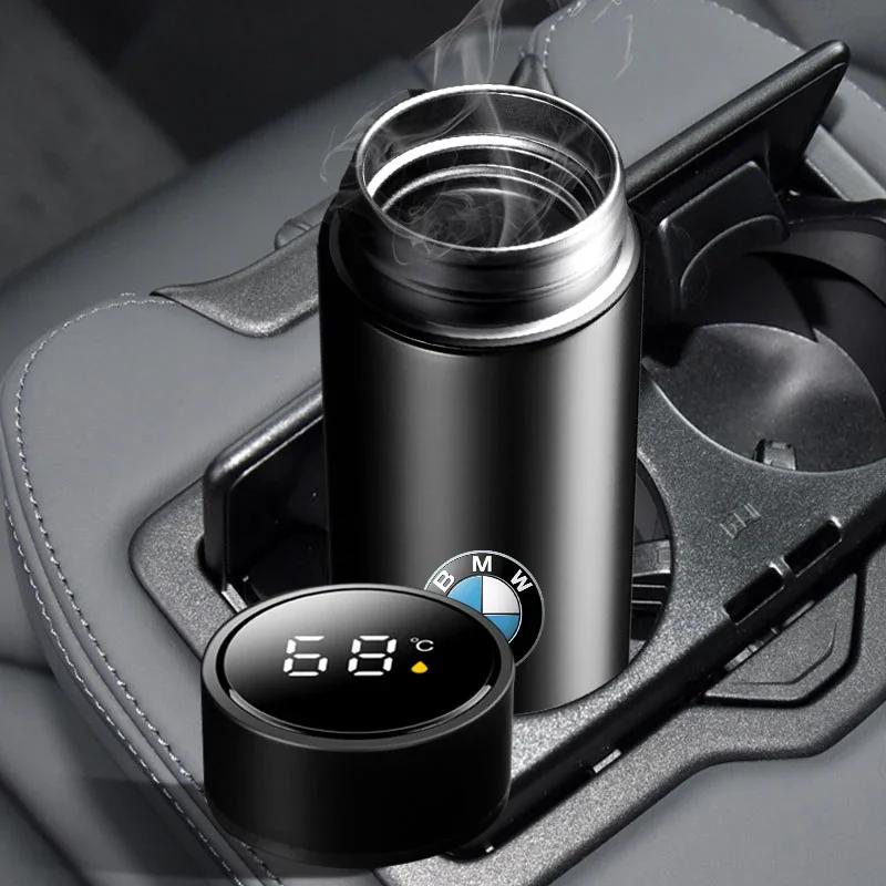 X6 X7 500ml Portable Car Smart Thermos Bottle Temperature Display Cup Coffee Cup For BMW E34 E46 E39 E38 E90 E60 E36 F30 F30 F10