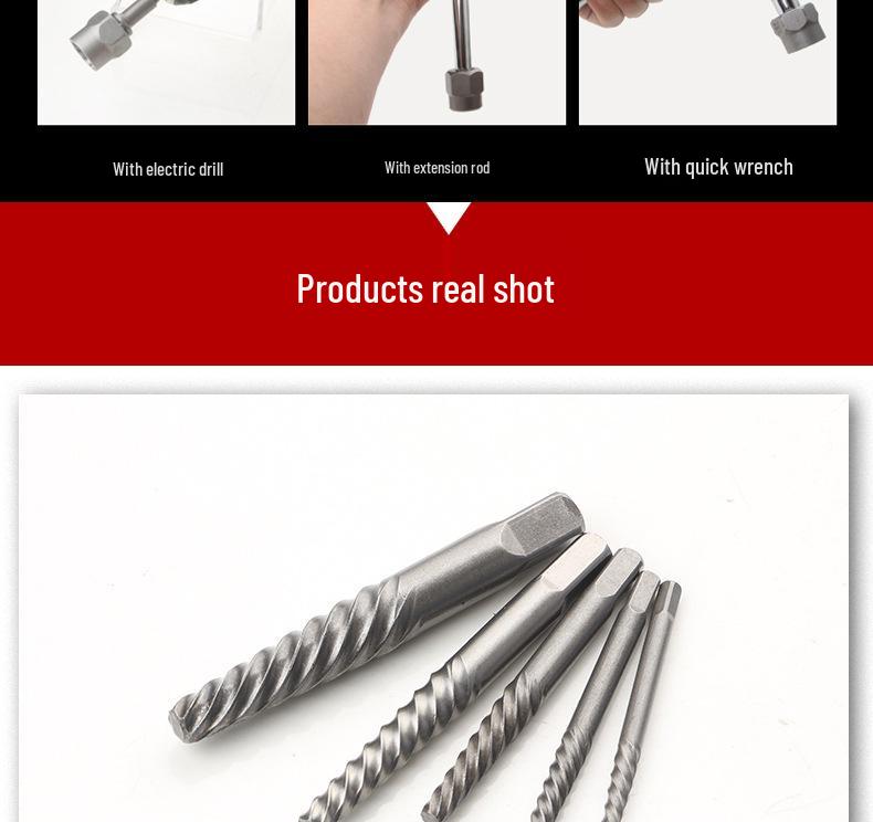 29-Piece Damaged Screw and Nut Extractor Set