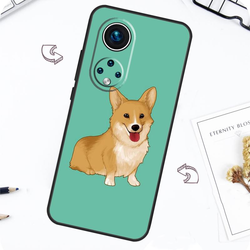 Corgi and Bubble Tea Case For Honor Magic 7 Pro 5 6 Lite Honor 200 Pro 50 70 90 X8b X9a X8a X8 X9 X9c X9b Cover
