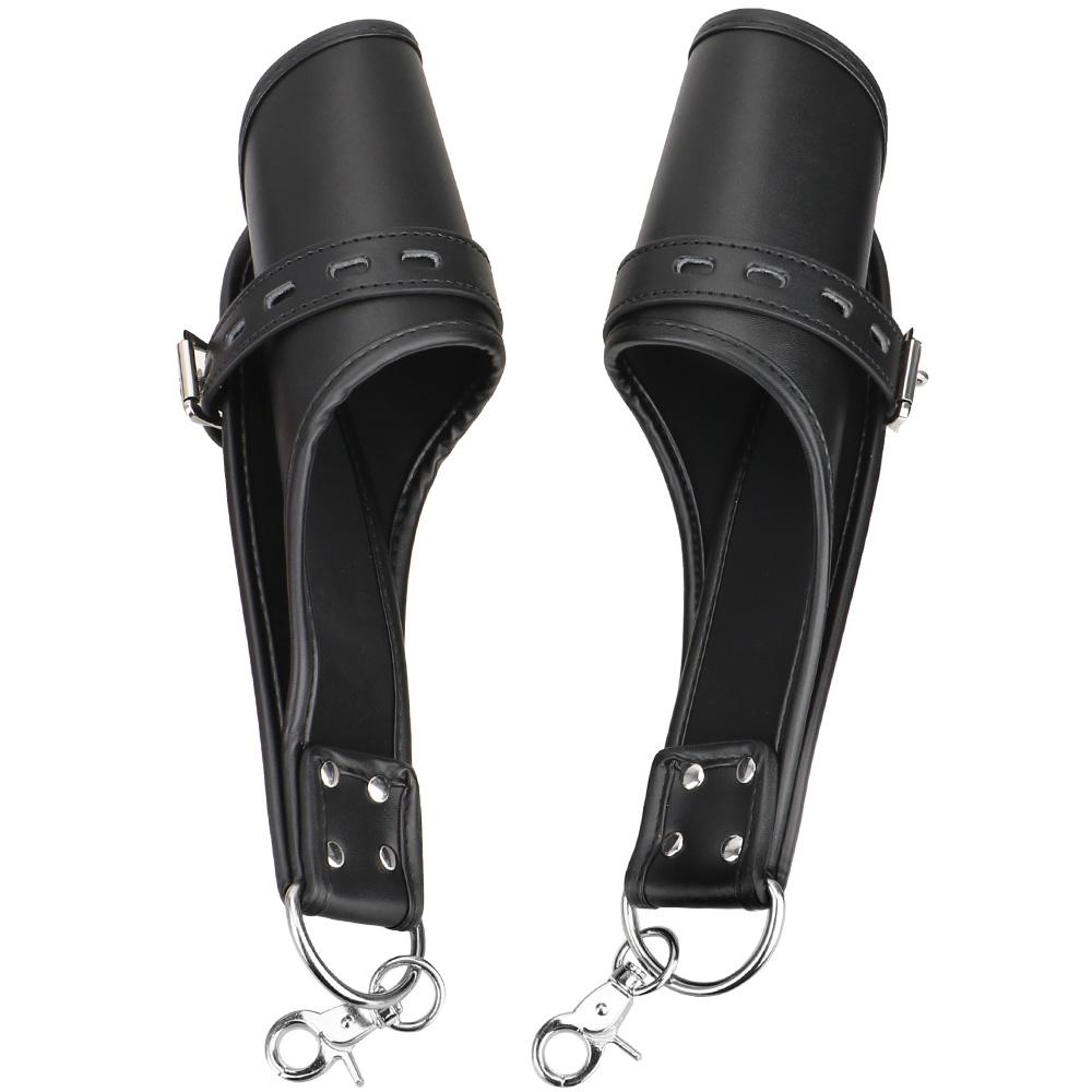 Sex Bondage Strap Lær Ankel Håndledd Suspensjon Sexleketøy for kvinner Mansjetter Begrensning Erotiske hengende håndjern
