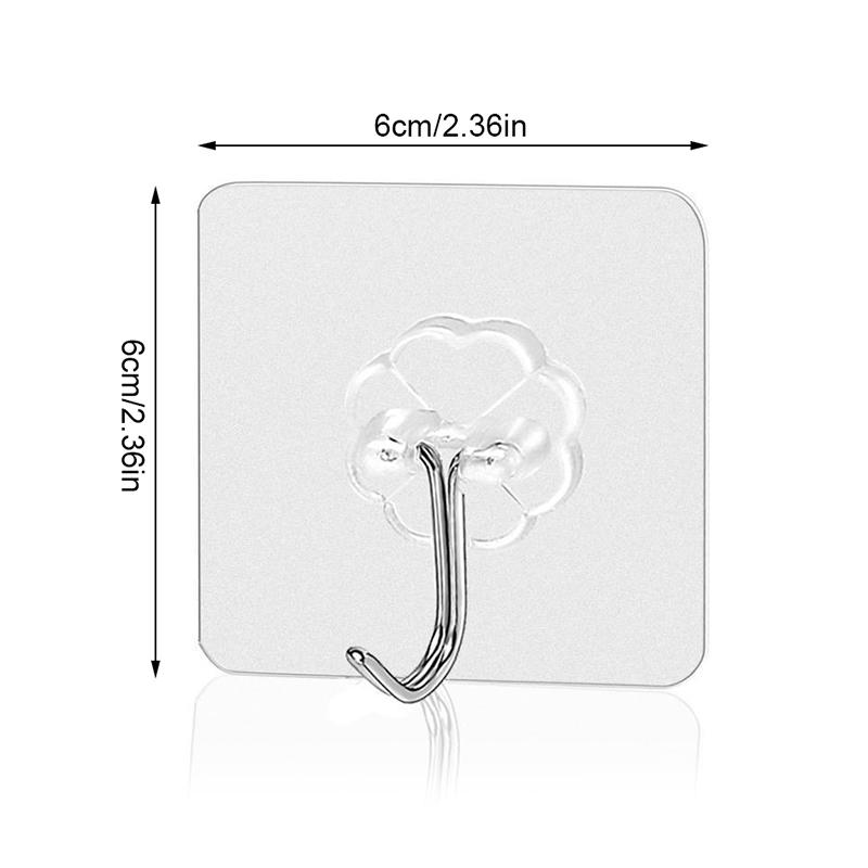 1 Pcs Hooks Transparent Strong Self Adhesive Door Wall Hangers Hooks Suction Heavy Load Rack Cup Sucker For Kitchen Bathroom