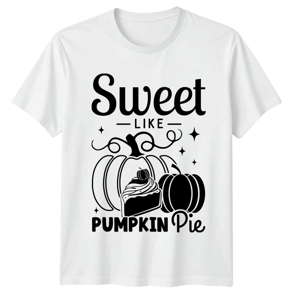 Sweet Like Pumpkin Pie TShirt Pumpkin Pie Halloween Gift For Him And Her S