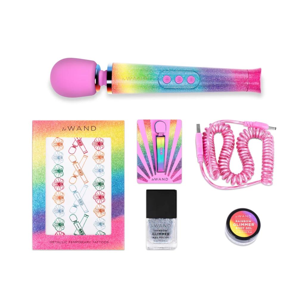 Massager - Le Wand Petite All That Glimmers Massager Rainbow Ombre