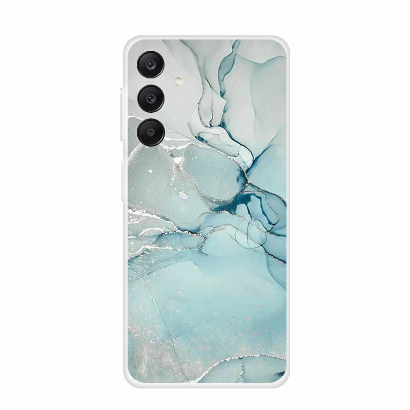 Marble Patterns Phone Case for Samsung A25 Soft Transparent TPU Clear Cover for Samsung Galaxy A 25 Protective Silicone Shell