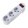 EU Plug 1 To 3 Power Adapter Wireless European Plug Splitter Multi Socket Converter