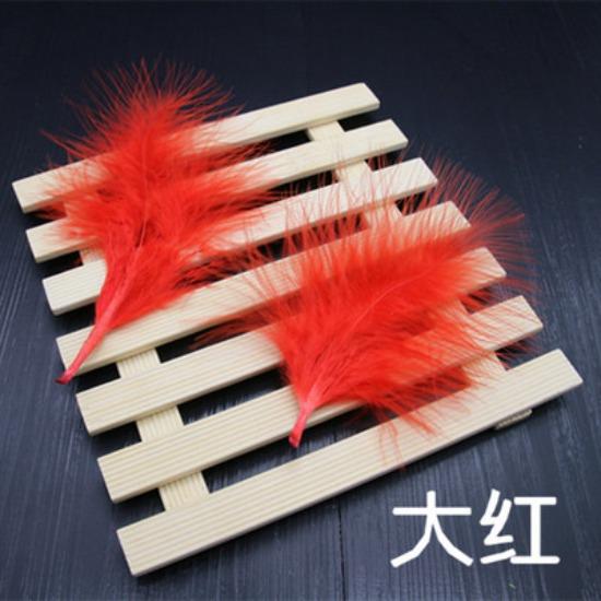 50Pcs Feather Perennial Diy Color Full-Fleece Feather Turkey Feather Jewelry Accessories Materials From 50 Pieces