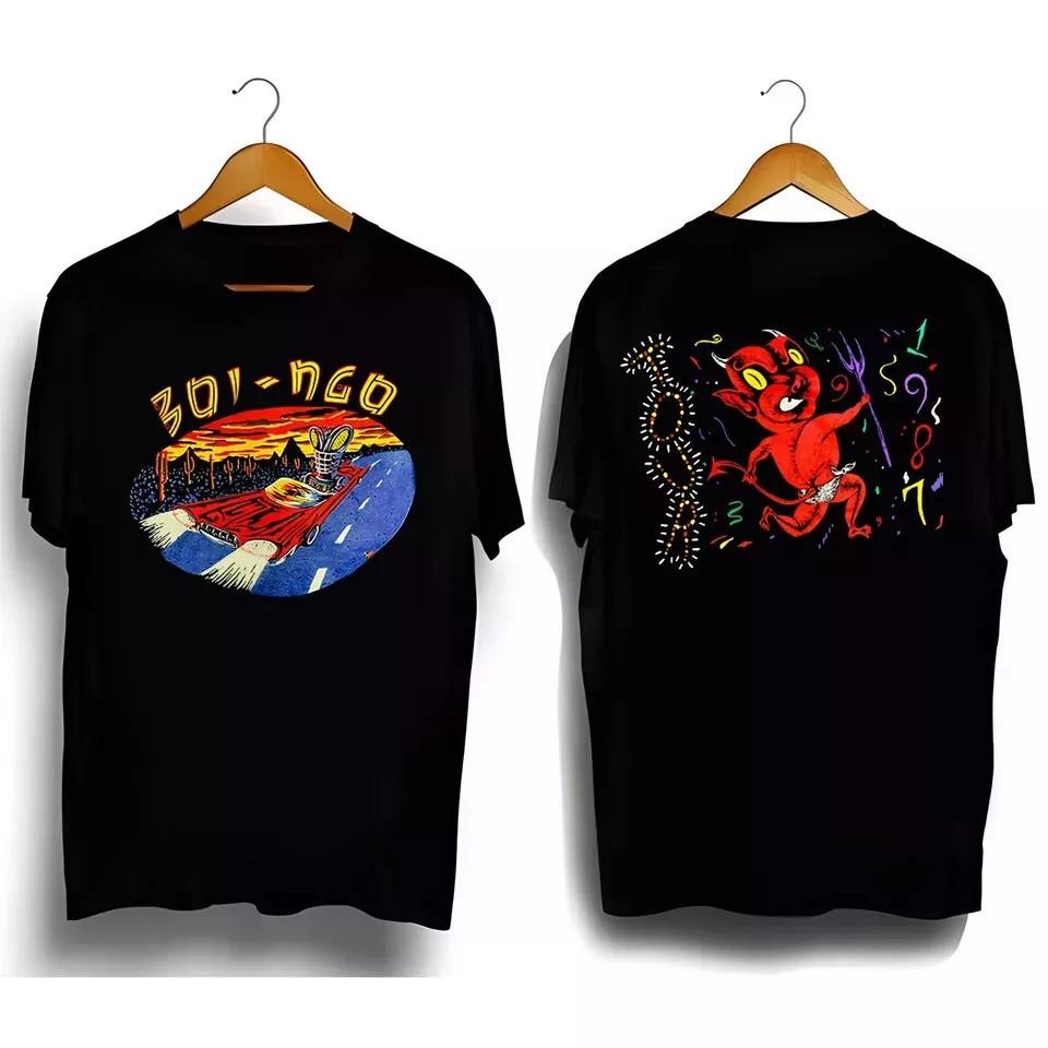Oingo Boingo 1987 Tour Concert Black Unisex T-Shirt Unisex T-Shirt S