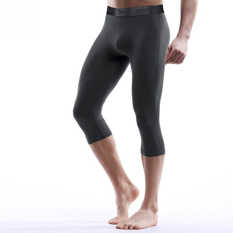 Maoren Pánské sportovní boxerky tříčtvrteční délky odolné proti opotřebení