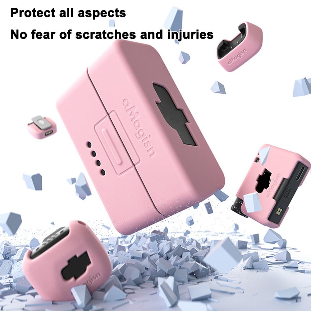 Colorful Silicone Cover For DJI MIC Mini Microphone Charging Case Dustproof Protective Cover Quick Release Skin Shell Accssories