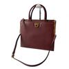 Used Salvatore FerragamoShoulder Bag Bordeaux leather Women