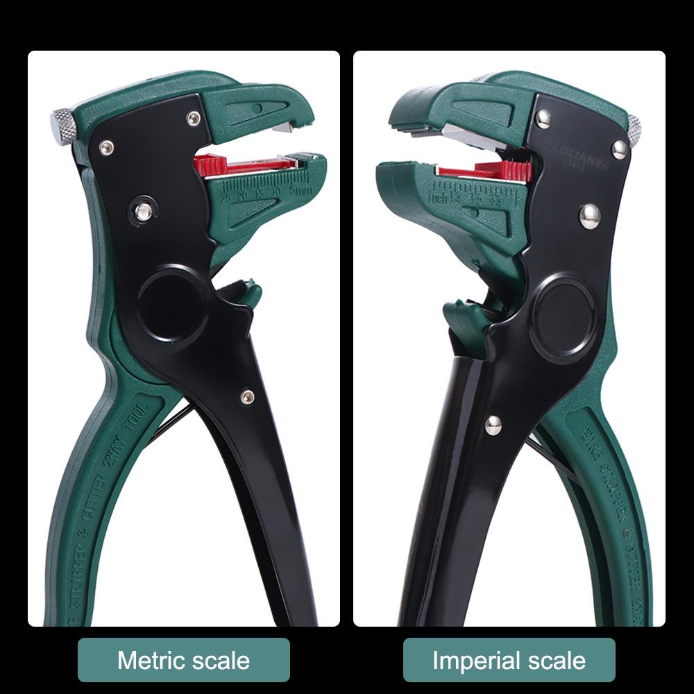0.2 to 4mm Range Length Automatic Wire Stripper Adjustment Electrical Pliers  Electrician Wire Tool