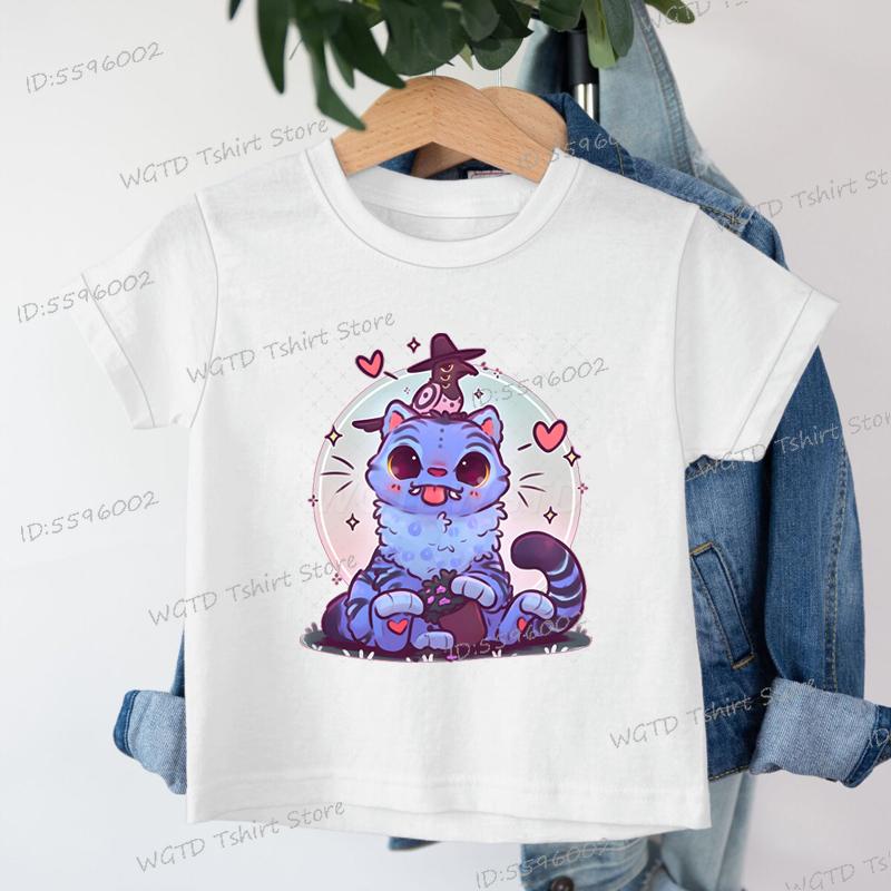 Cotton Kids T-shirt K-Pop Demon Hunters Tiger Shirt Fans Gift Toddler Girl Boy KPop Demon Hunters Tiger Short Sleeve Tshirt 2025
