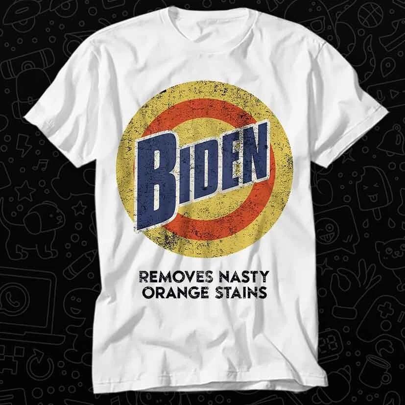 Anti Trump Biden Detergent Funny Removes Stubborn Orange Stains T Shirt 535 XL