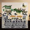 Moc Military Soldiers Building Blocks Figurines Set Plastic Toy With Weapon Accessories And Equipment Bag