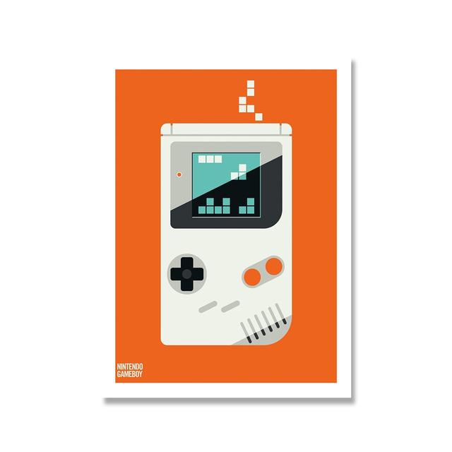 Vintage Music Mix with Poster Painting Cambridge Chicago Wall Living Room Canvas