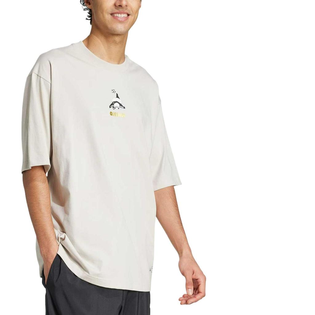 Adidas M PANDA GOAL T Shirt Unisex Miracle Bauxite Brown JZ3271