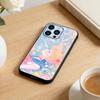 Cartoon E-Sailor M-Moons Phone Case For iPhone17,16,15,14,13,12 Plus,Max Soft Silicone Black Cover