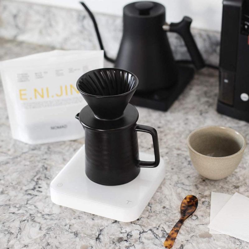 1-2 Cups Ceramic Coffee Dripper Pour Over Coffee Maker Set for V60 Coffee Filter Hand Brew Espresso Pot Coffeeware Teaware