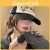 Block Color Stylish Soft Top Baseball Cap Women Adjustable Trendy Hat Duckbill