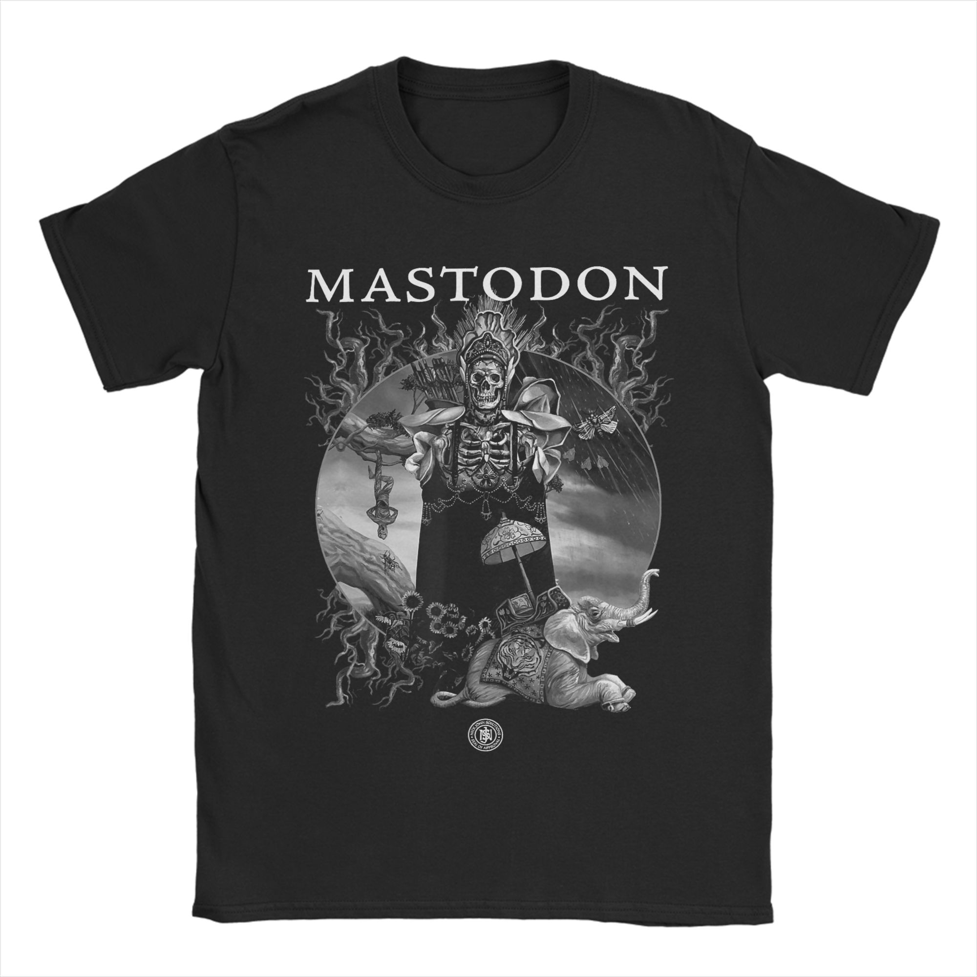

Mastodon Splendour On Purple T Shirt Beach 100 Cotton T Shirts For Mens Trending Pattern Tee Shirt ShortSleeve Y2K Retro Tops S