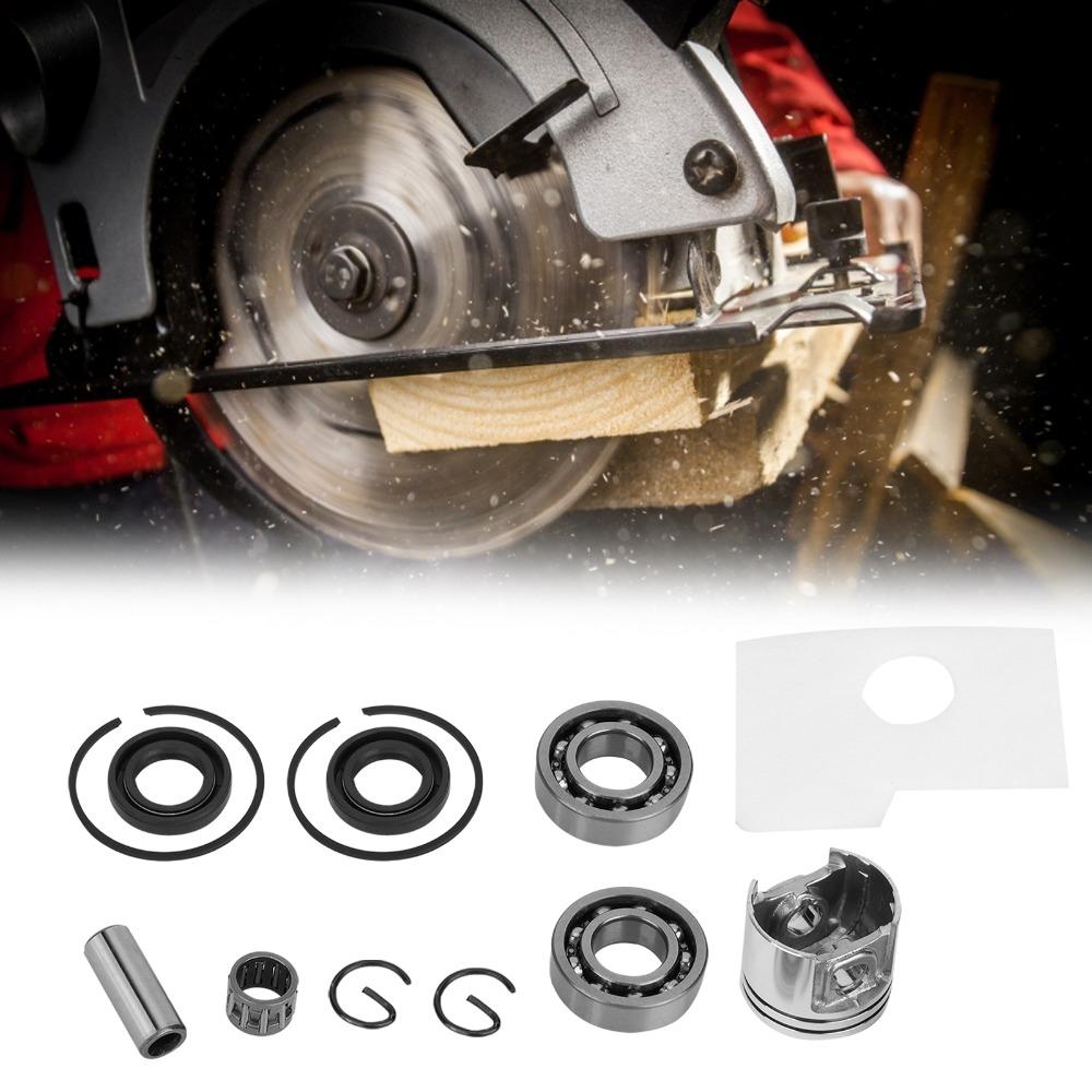 Compact Generator Piston Assembly Kit Piston Assembly Replacement for Stihl MS180 MS 180 018