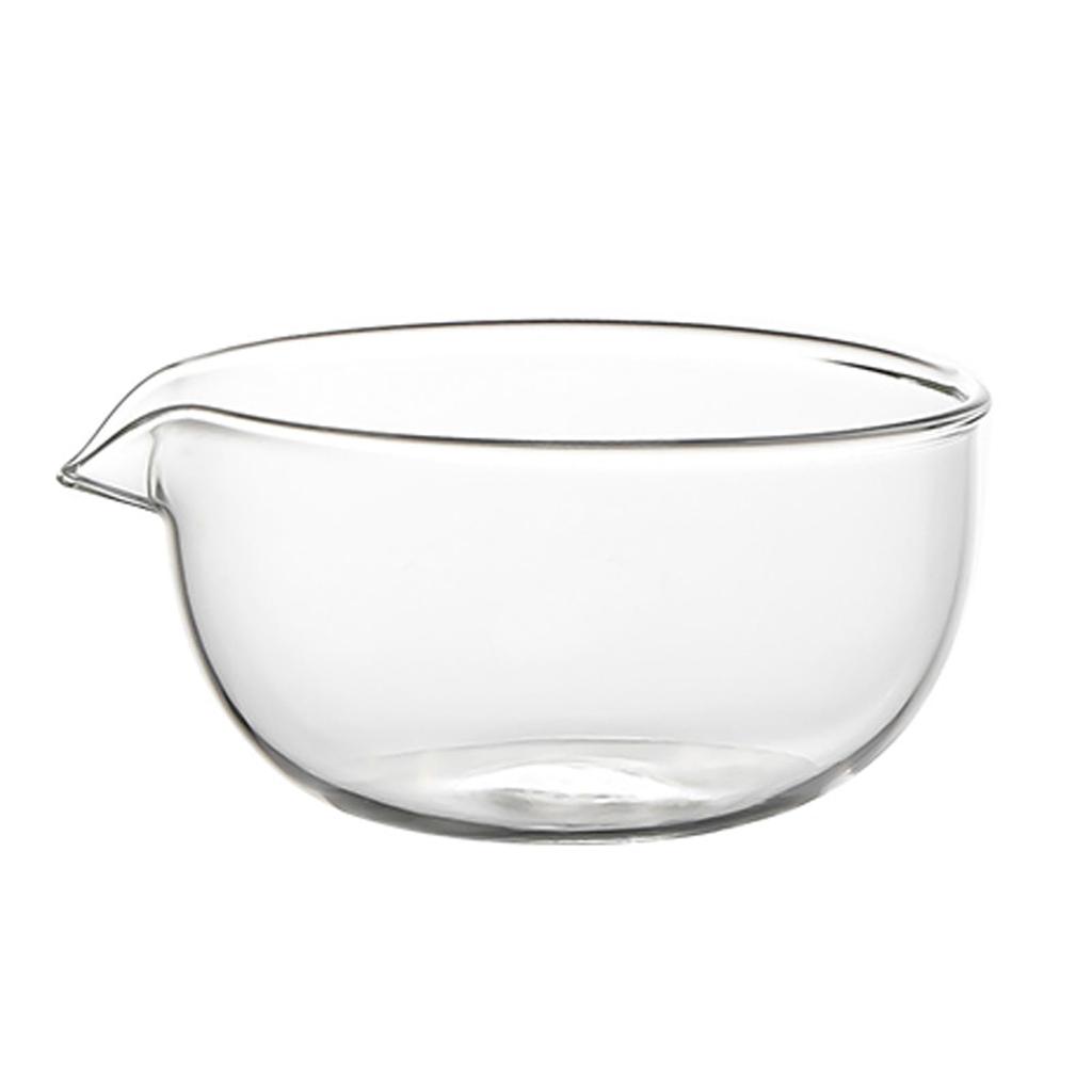 MiniMood Matcha Tea 13cm 500ml Traditional Craft Perfect for Tea Tea or As a Gift Bowl, Heat-Resistant Glass, Diameter, Capacity, Clear, Design,