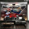 CR7 Cristiano Ronaldo Wall Tapestry Aesthetic Wall Hanging Printed Fabric Blanket Decorative Tapestries for Bedroom Living Room Home Decor