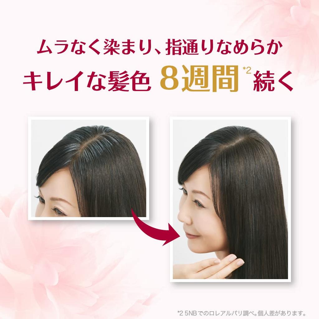 Paris Excellence R Liquid Hair Dye for Gray Light Chestnut Brown with a Greenish Tint L'Oreal Hair, 6NG,