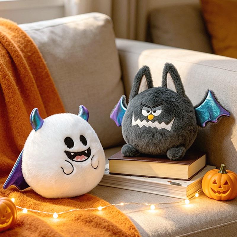 Halloween Plush Dolls: Devil, Ghost, Pumpkin, Spider Figurines - Party Decorations & Gifts