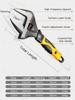 Adjustable Wrench Stainless Steel Universal Spanner Bathroom Wrench Large Open High Quality Plumbing Repair Tool Household