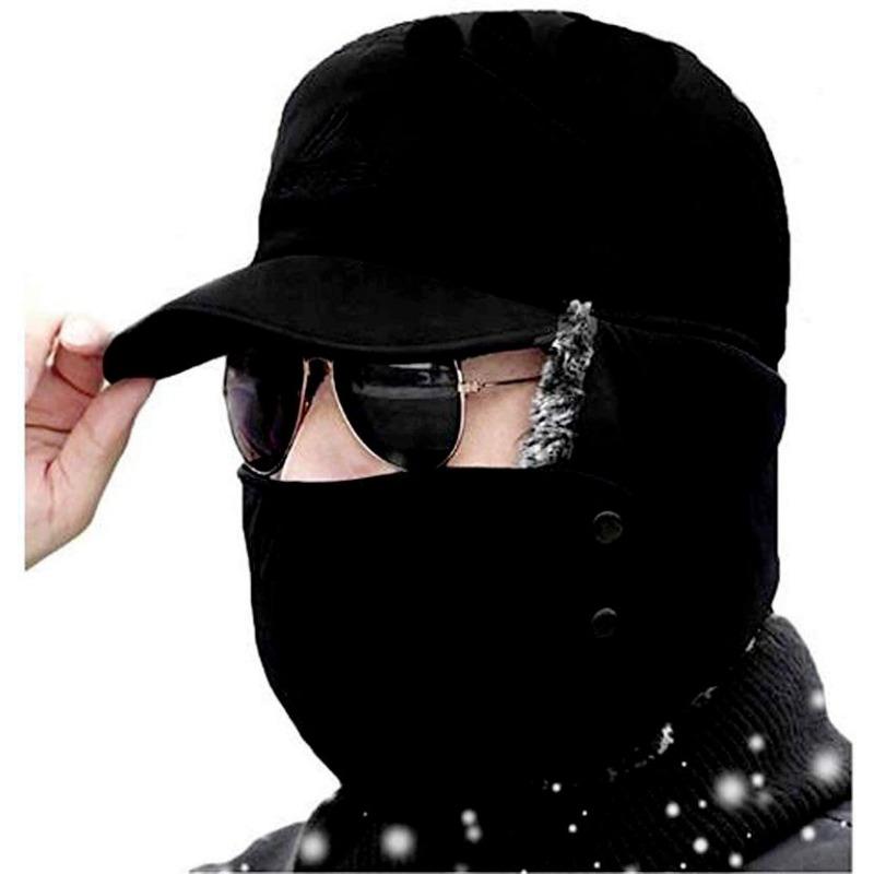 New Winter Men's and Women's Baseball Cap Outdoor Casual Windproof Thick Warm Hat Wild Bike Lei Feng Hats