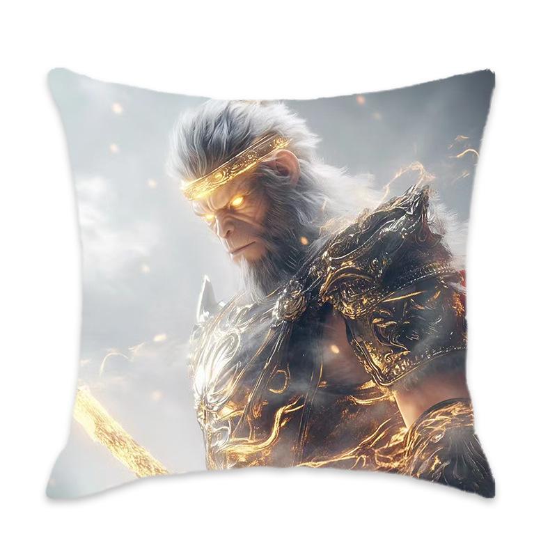 Kissen der New Black Myth Wukong Serie Bequem und weich Auto Zuhause Schlafzimmer Nachttischkissen Kissen