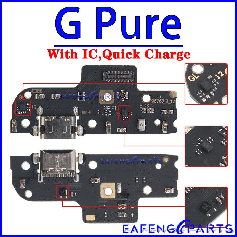 Usb Dock Charger for Motorola Moto G Play 2021 2022 2023 2024 2025 Fast Pro Pure 5G Plus Charging Board Flex Connector Ports