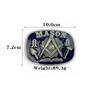 American Western Cowboy Retro Men's Oval Belt Buckle: Smooth Fashion Trend