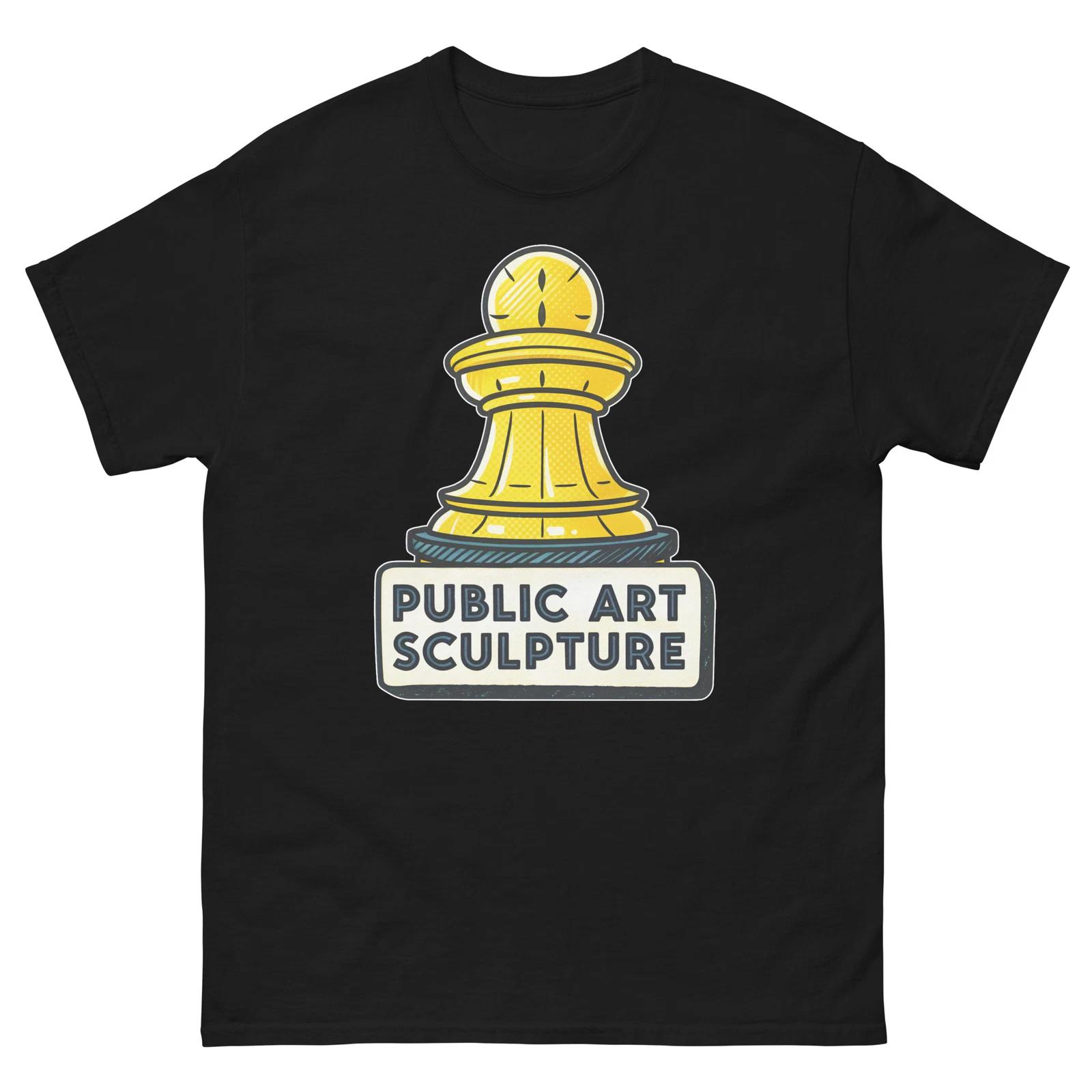 Public Art Sculpture Object Place Item Urban T-Shirt L