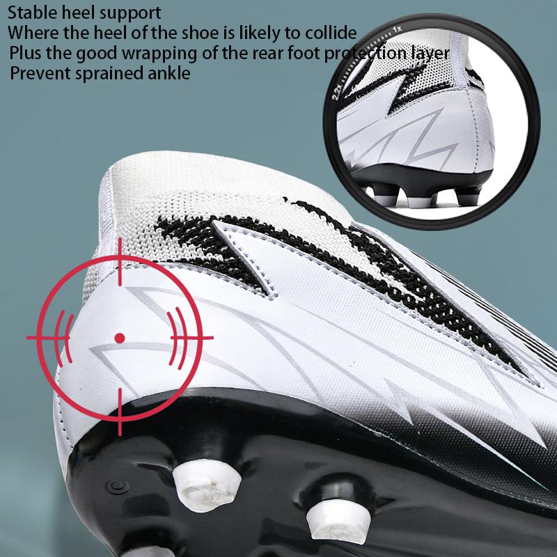 Футбольные бутсы мужские ультра легкие высокие кеды для тренировок на открытом воздухе — фото 5