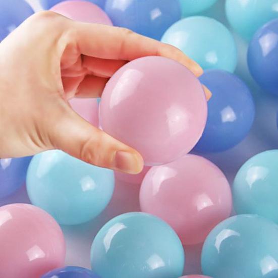 100Pcs Ball Pit Balls Funny Long Life Span Plastic Boys Girls Mixed Colors Ocean