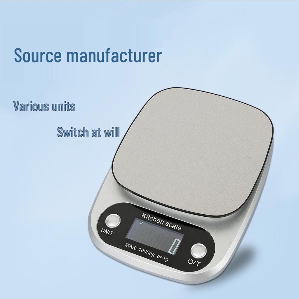 Stainless Steel CH305 Kitchen Scale, 10KG Electronic Food and Baking Scale