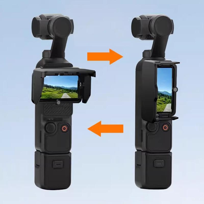 Parasole per Schermo per Dji Osmo Pocket 3 Accessori Pieghevole a 3 Lati Anti-Riflesso Copri Schermo Fotocamera Parasole