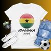 Patriotisches Ghana 2026 Grafik-T-Shirt Ghanaianischer Sportfan-Tee Fußball-Partyartikel Kleidung Herren Damen Sommer Freizeit Baumwoll-Oberteile