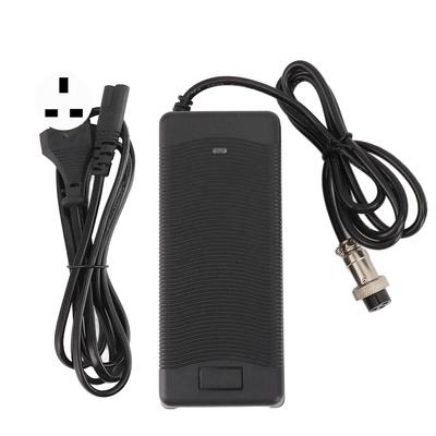 Cargador de Scooter Eléctrico 54.6V 2A con Conector Metálico GX16 Cargador de Bicicleta Eléctrica Anti Interferencia Anti Sobrecarga