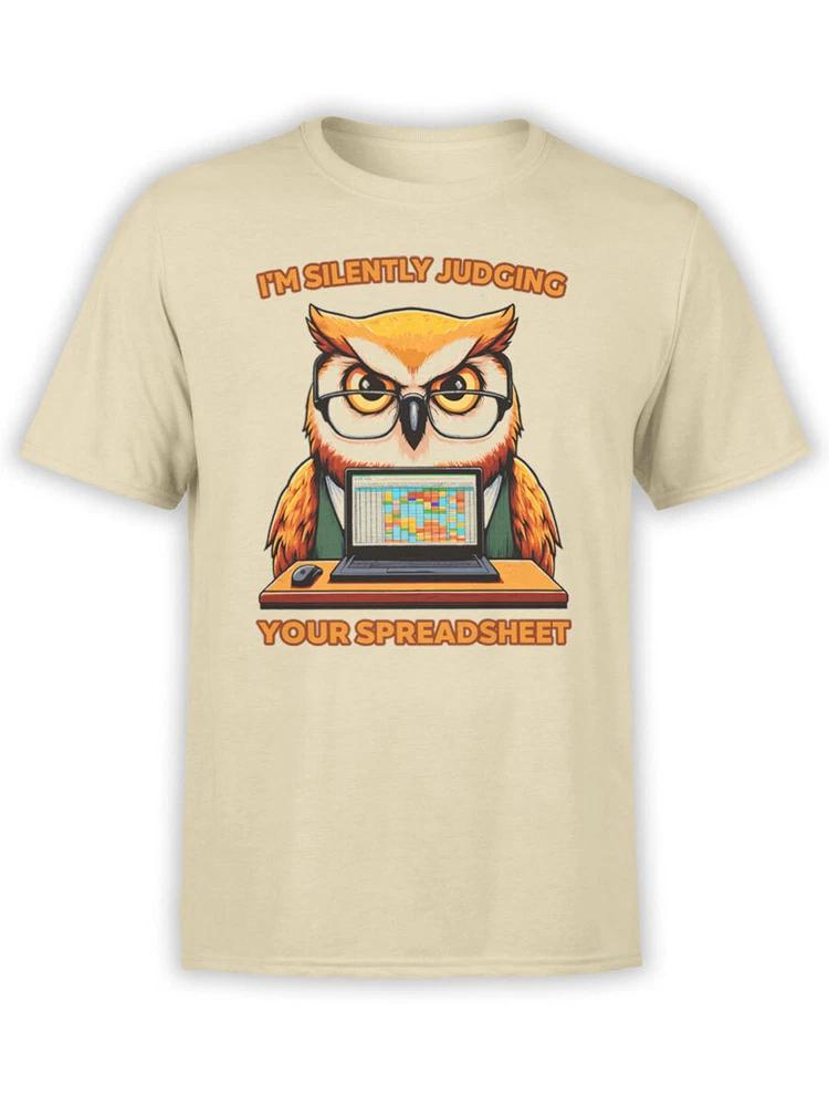 Accountants Tshirt Collection Judgunisextal Owl Tshirt Unisex S