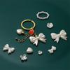 20 stuks/partij Acryl Bloemvormig Imitatie Parelkralen Bedeltjes Kralen Ketting Armband Decoratie Voor Doe-het-zelf Sieraden Maken Onderdelen