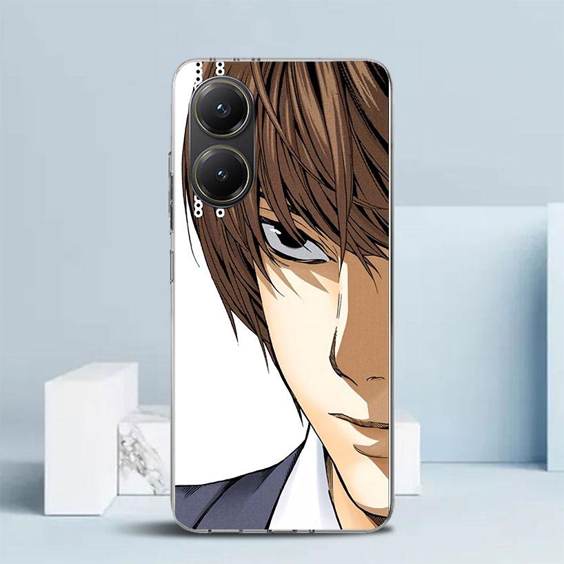 N-Note D-Death Yagami Light Phone Case For Xiaomi Poco F7 Ultra X5 X6 X7 Pro M7 Redmi 15C 15 13C 13 12C 12 10C 10 10A 9 9C 9A 9T
