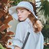 CHALLENGER Big Brim Sunshade Unisex Bucket Hat White