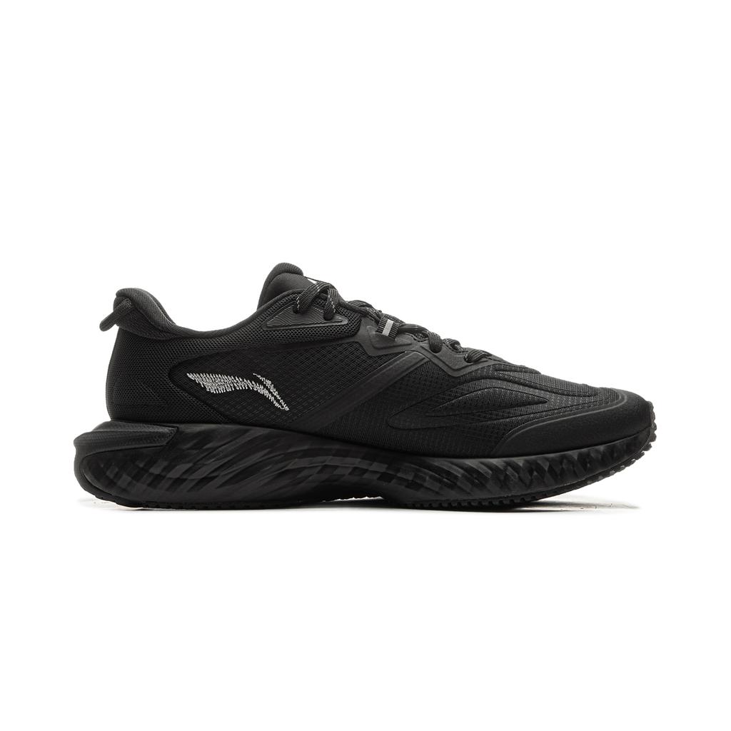 Li Ning Beskyttende Cloud Demping Rebound Boost Komfortabel Omsluttende Sklisikker Slitesterk Lavsko Løpesko Herre Løpesko Svart ARSU057-1