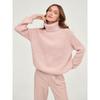 Women's Autumn and Winter Knitted Loose High Neck Thickened Lapel Sweater
