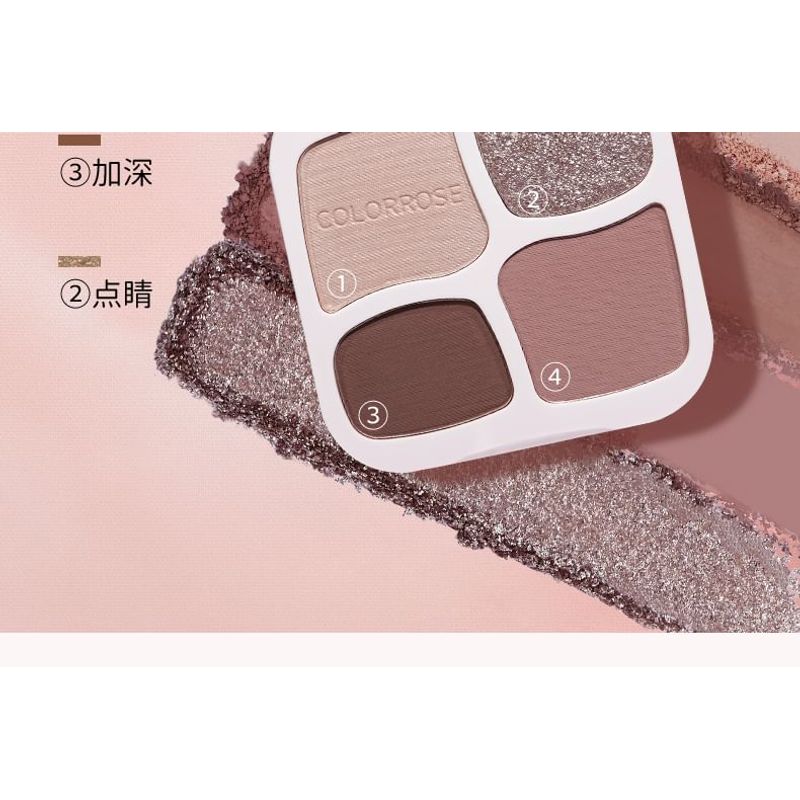 COLORROSE - Four-Color Magic Pocket Eyeshadow Palette - 5 Types